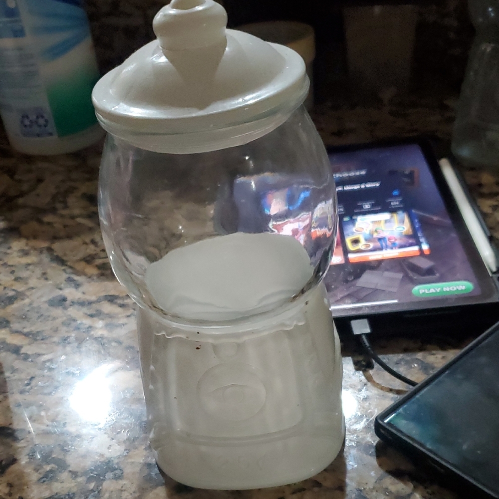 Target White Glass Candy Jar